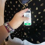 Norton Mcnaughton  Black and gold  Patterned Blazer Photo 5