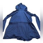 DYI  Blue Light Rib Hooded Soft Stretch Cardigan Photo 1