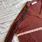 Bailey 44 Womens V-neck Sweatshirt Large Made In USA NEW NWT Boho Beaded Arms Photo 15