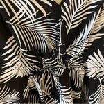 ONIA  Alessandra Black and White Palm Print Swim Cover Photo 5