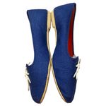 Keds Rare 50s 60s Vintage Blue Canvas Square Toe  Kedettes Photo 1