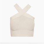 Babaton Criss Cross Sculpt Knit Aritzia Cropped Tank Top‎ Size XS Photo 8