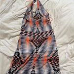 BCBGMAXAZRIA NWT bcbg maxazria Geometric Patterned halter low back  Dress xxs Photo 4
