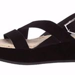 Rag and Bone New  Suede Leather Platform Sandals Shoe  Black Photo 4