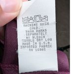 Vtg 1980s Val Mode Eggplant Purple Satin Burnout Velvet Sleeve Long Robe M Size M Photo 7