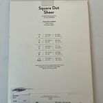 Nordstrom  Square Dot Sheer Fashion Tights Black Size B Denier 20 Photo 3