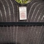 No Boundaries Black Sweater Shawl Photo 3