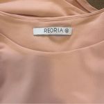 Reoria Blush Pink Sleeveless Bodysuit Womens Size Medium One Piece Feminine Soft Photo 5