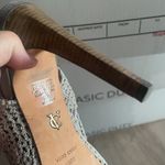 Vero Cuoio Authentic  mesh tan heels Photo 4