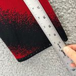 Ming Wang Long Sleeve Sweater Cardigan Collared Rhinestone Black Red Women's 3XL Photo 11