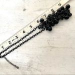 Ny Collection black beaded cluster necklace Photo 2