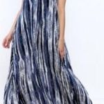 Cupcakes and Cashmere Blue Tie Dye Maxi Dress Womens S Boho Summer Beachy Flowy Photo 0
