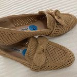 Charles David  Tan Flats with Perforated Design Photo 0