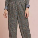 Anthropologie Ett Twa Christine Silken Jumpsuit Geometricā Print Size 2 Photo 0