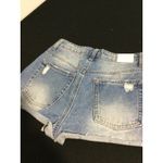 Gogo Jeans Distressed Denim Shorts Women's Size 3/26 Raw Hem Ripped Photo 2