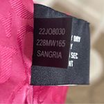 Guess Medium Magenta Pea Coat Wool Blend Cute Accents High Collar Mid Length Photo 12