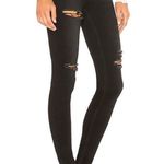 Free People  Destroyed Long & Lean Black Jeans 27 Photo 2