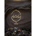 INC NWT-  Navy Blue Vivacious Drape Neck Sequin Tank Top XL Photo 2