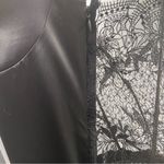 Victoria's Secret  Black Satin Lace Chemise Medium Photo 5