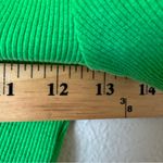 ZARA  Kelly Green Cropped Polo Shirt Womens S Summer Beachy Casual Short Sleeve Photo 3