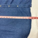 Country Store Cotton blend Denim Shirt with Plaid Sleeves Size 1X Blue Photo 7
