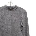 Kendall + Kylie  Bell Sleeve Bodysuit Medium Heather Grey Size Large New Photo 4