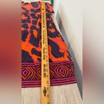 Diane Von Furstenberg  DVF 100% Silk Dress Empire Waist 3/4 Sleeves Mod Print 4 Photo 5