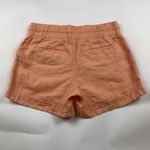 Athleta  Orange Sorbet Linen Cabo Pull On Shorts 12 Photo 3