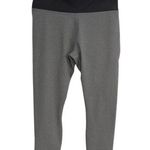 Fabletics  Workout Legging Size Large Gray And Black Ankle Side Zip Pocket Photo 0