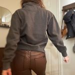 Jansport Y2K West Virginia‎ Wesleyan University Half Zip Sweater Small Grey Photo 2