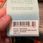 Toms NWT  Black Suede Floral Metallic Jacquard Mix Boot Size 6.5 Photo 6