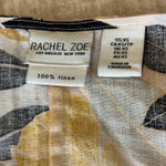 Rachel Zoe 100% Linen Shift Dress Size XS PInk Tank Floral Sleeveless Tropical Photo 3