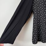 Ralph Lauren Lauren  Top Womens 3X Plus Black White Geometric Long Sleeve Comfort Photo 3