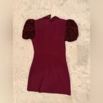 Likely NWOT  WILLIAMS collar mini DRESS in Fig purple Size 2 Photo 3