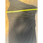 Ralph Lauren Lauren  One Shoulder Little Black Dress Semi Formal SIZE 16 Photo 4