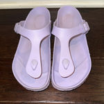Birkenstock  Women Purple Gizah Eva sandals Size 9 Photo 0