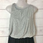 Anthropologie Elevenses Gray Black Jumpsuit S Photo 8