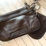 BCBGMAXAZRIA BCBG Leather and Mesh wristlet LKN Photo 2