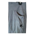 Mammut Pants Women 10 Gray Cotton Straight Leg Adjustable Hem Outdoor‎ Gorpcore Photo 6