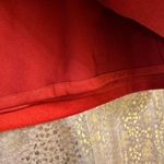 Bebe Burnt Rust Orange Suede Lined Stretch Mini Skirt Size 10 Photo 4