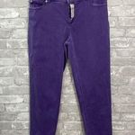 Chico's Chico’s So Slimming Roll Cuffed Jeans in Atomic Purple Photo 0