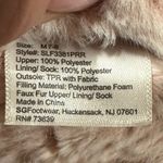 Rachel Zoe LIGHT PINK FLUFFY FAUX FUR CRISS CROSS SLIPPERS M Photo 3