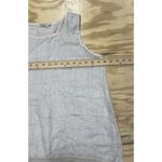 Valentina Naldi 100% Linen Tank Top Tunic Beige Womens Large Boho Beachy Flowy Photo 6