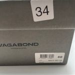 Vagabond NWB  Women's Shoemakers Izzy Sandal metallic silver  black size 40 US 10 Photo 1