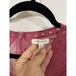 Honey Punch Women's  Red Embroidered Floral Lace Overlay Vacation Romper Dress Photo 3