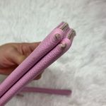 Coach  Pink Double Zipper Wristlet Photo 7