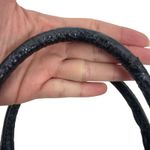 Brahmin Large Duxbury Satchel Bag Nocturnal Melbourne Black Leather Croc Photo 7