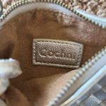 COCHNI Italy Silver Braided Leather Coin Pouch Small Zip Pouch Wristlet Dust Bag Photo 12