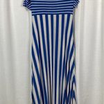 Matilda Jane Blue Stripe Road Ahead Maxi Dress Sz.S Photo 9