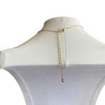 NWT SWAROVSKI CRYSTAL Gold Tone Heart Necklace Photo 3